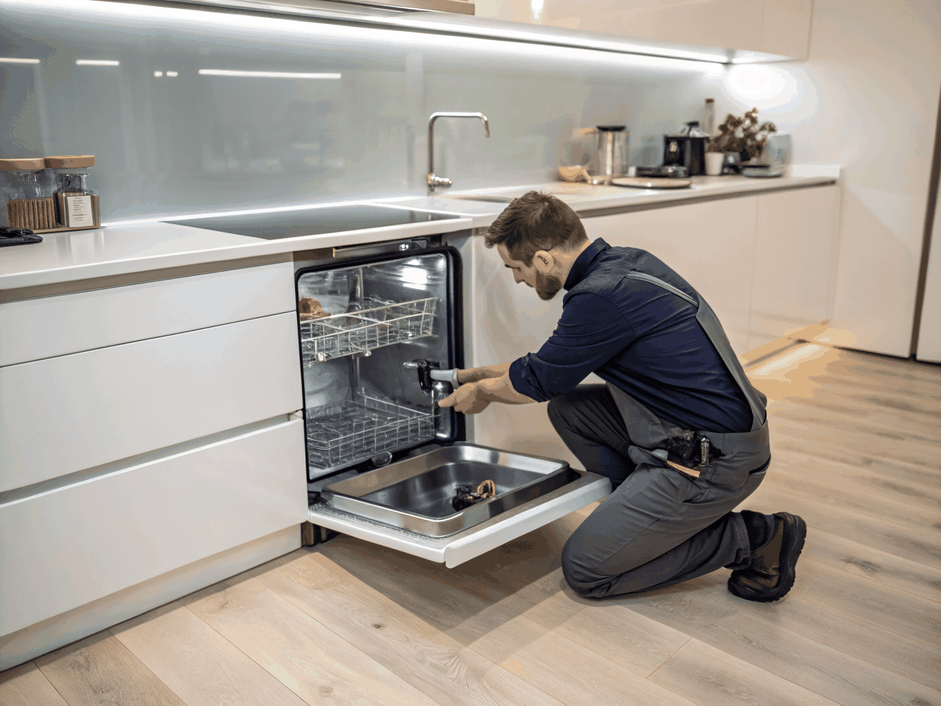 Appliance repair technician serving lakefront residential home in Berkeley Lake GA
