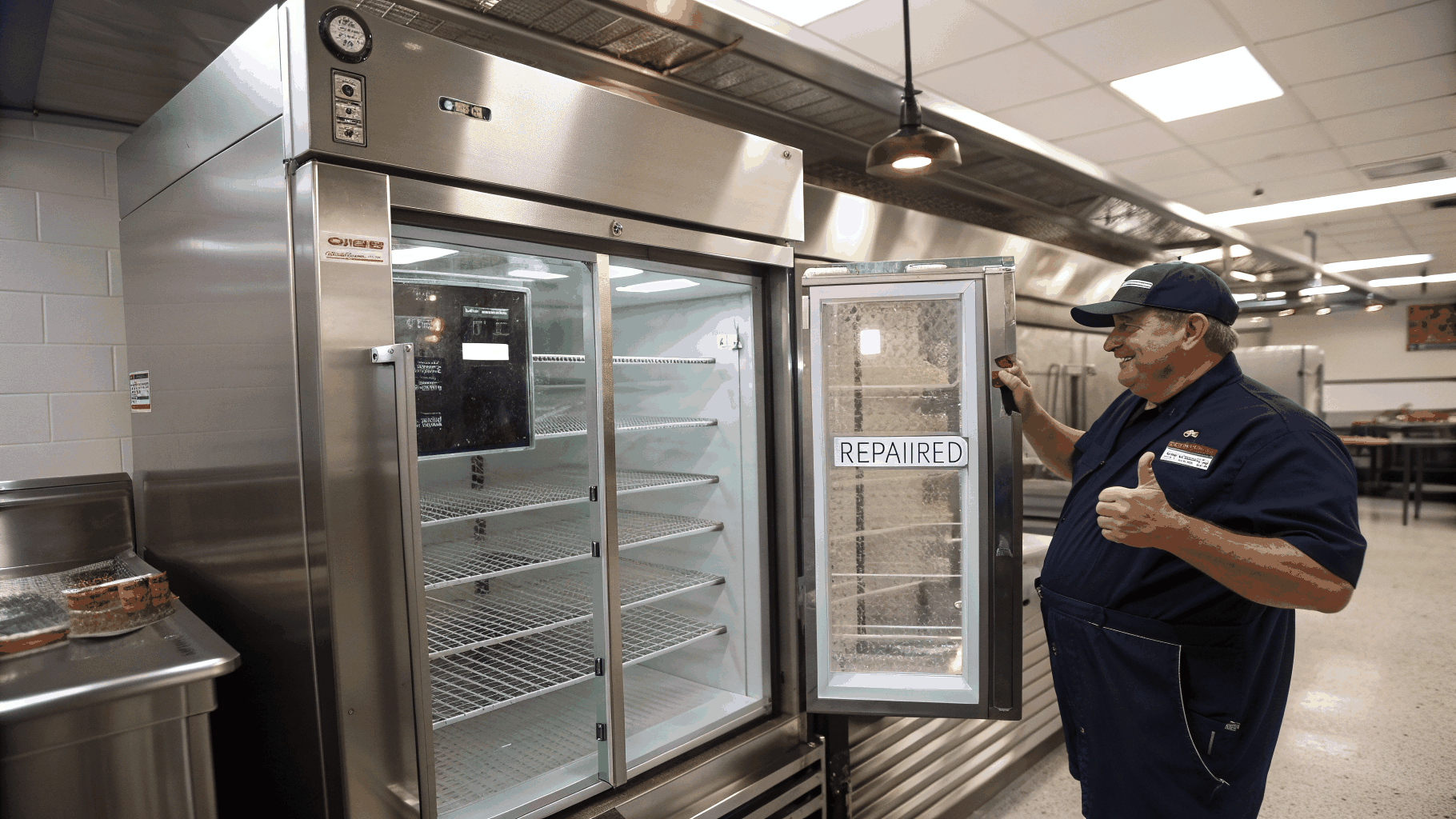 Commercial refrigerator repair service technician in Johns Creek GA
