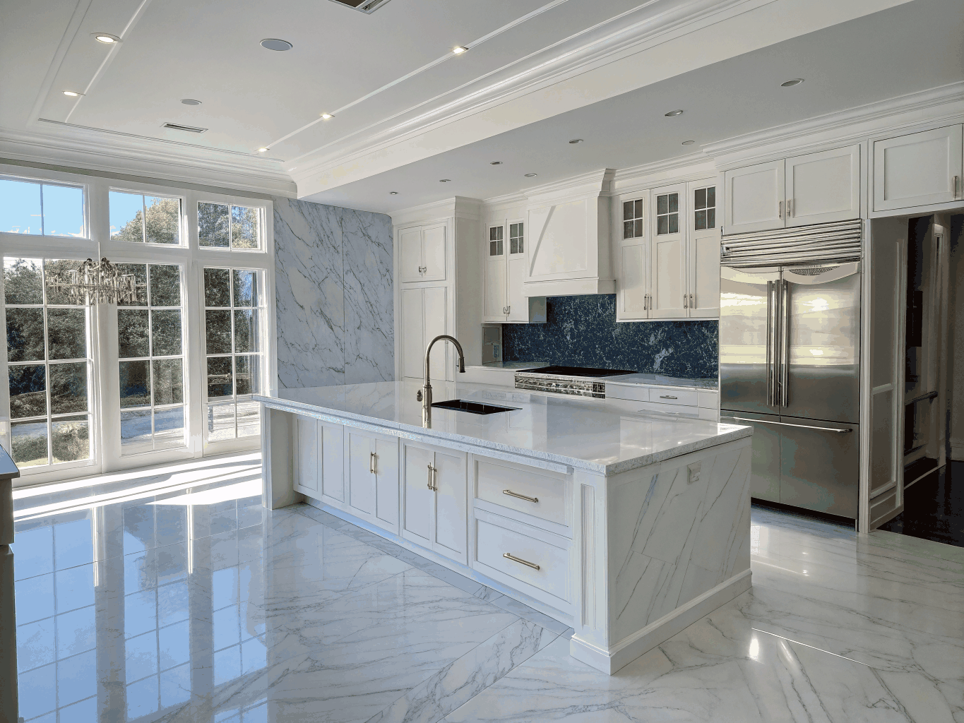 Modern upscale residential kitchen in Johns Creek Georgia