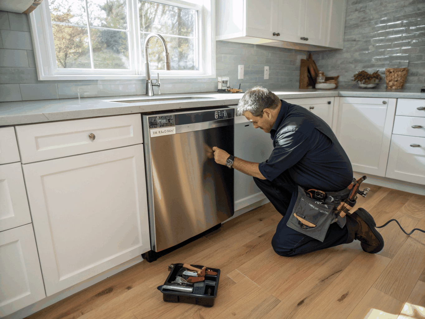 LG Appliance Repair Technician Servicing Refrigerator in Johns Creek