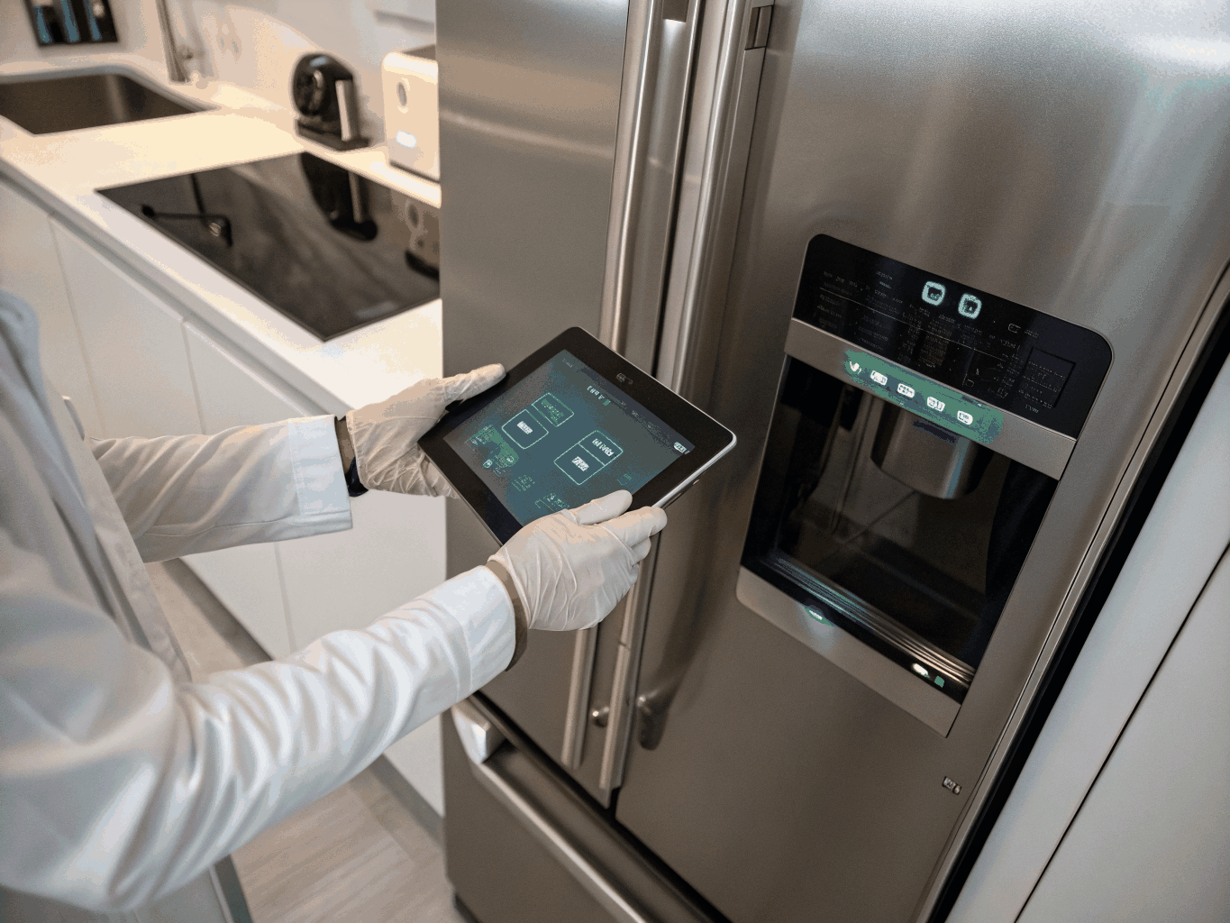 Refrigerator and freezer cooling diagnostic